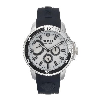 Orologio Uomo Multifunzione VERSACE VSPLO0119 Cinturino Gomma Nero