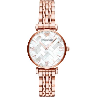 Orologio Donna Solo Tempo ARMANI AR11110 in Acciaio Rosato e Madreperla