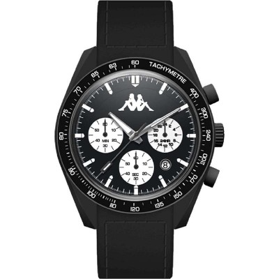 Orologio Uomo Cronografo KAPPA KW-036 Cassa Alluminio Cinturino Silicone