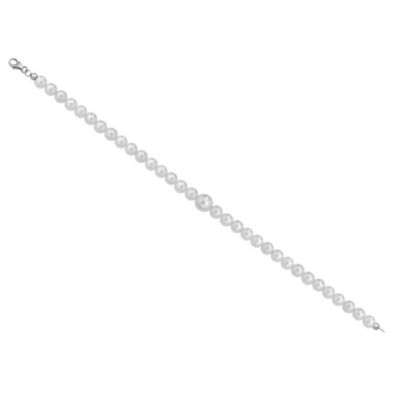 Bracciale Donna Kioto 286B Con Perle Con Oro Bianco 18 Kt