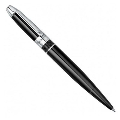 Penna Sfera Unisex MASERATI J880642101 Smalto Nero con Dettagli Argento