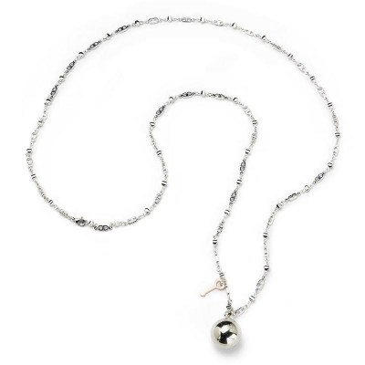 Collana Donna Chiama Angeli SOVRANI J4037 in Ottone con Chiave Rosata 90 cm