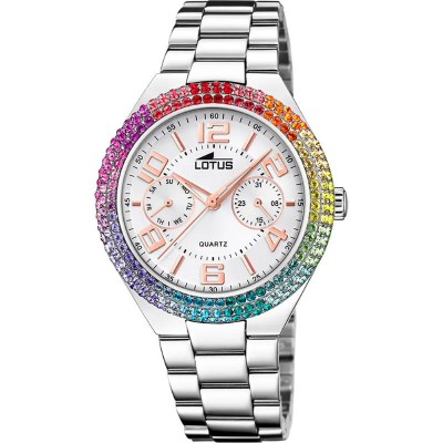 Orologio Lotus Bliss 18907/1 Grey Silver Cinghia Acciaio Inossidabile 316L, Donna