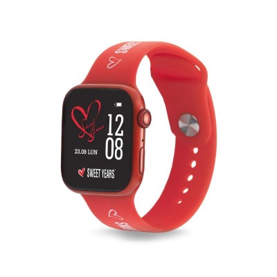 Smartwatch Unisex SWEETYEARS SW-2001-03F Cinturino Silicone Rosso