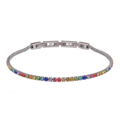 Bracciale Boccadamo mya Scintille SV/BR25 multicolor acciaio inossidabile 