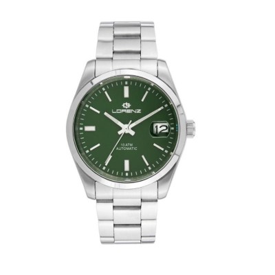 Orologio Unisex Automatico LORENZ 030235HH in Acciaio con Quadrante Verde