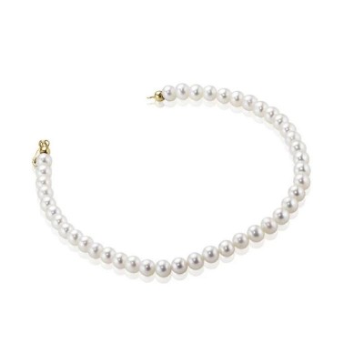 Bracciale Donna KIOTO 205A/0 con Perle e chiusura Oro Giallo 18 kt 