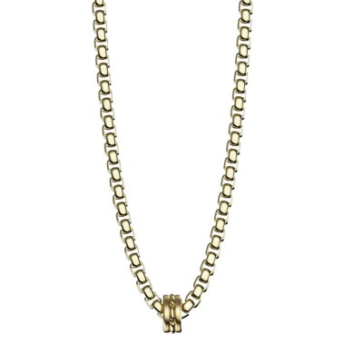 Collana Unisex BIKKEMBERGS INPP01GG in Acciaio Brunito con Piastra e Diamante