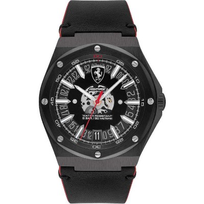 Orologio Solo Tempo Uomo FERRARI FER0830845 Cinturino Pelle Nero + OMAGGIO