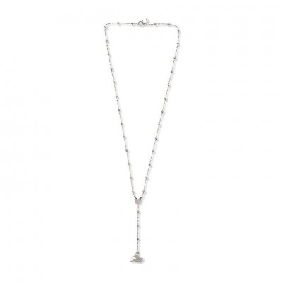 Collana Donna Colomba Jack&Co Jcn0212 Argento 925 Con Chiusura Moschettone Logata