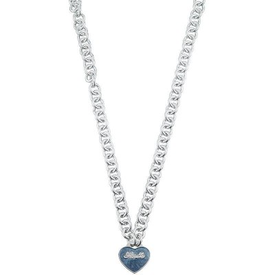 Collana Donna LIUJO LJ640 in Ottone con Cuore Logato Blu